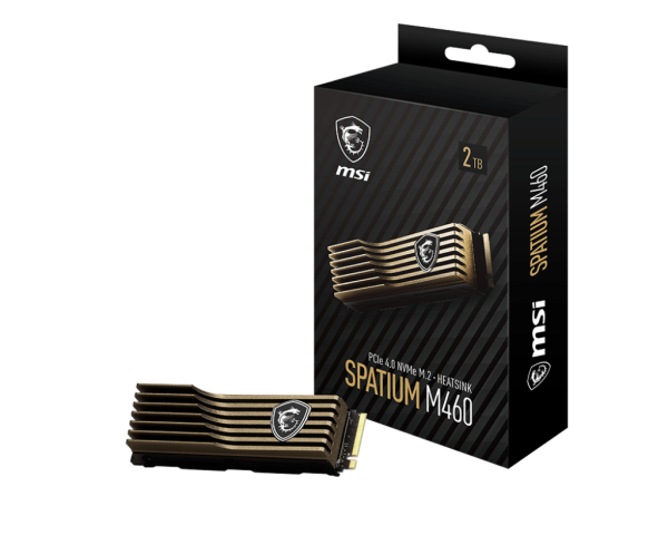 MSI SPATIUM M460 PCIe 4.0 NVMe M.2 HS - Image 2