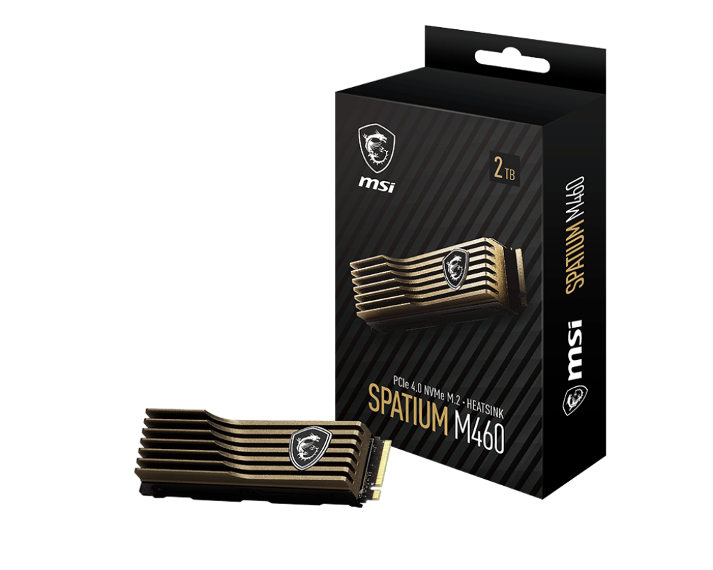 MSI SPATIUM M460 PCIe 4.0 NVMe M.2 HS - Image 2