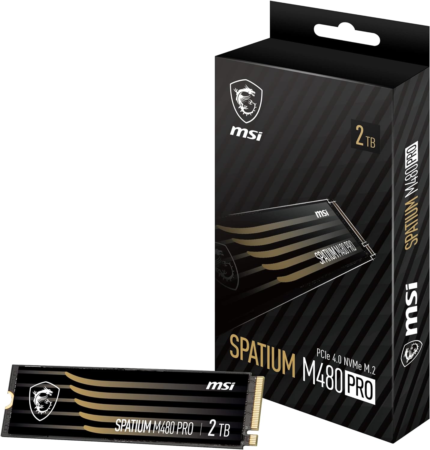 MSI SPATIUM M480 Pro PCIe 4.0 NVMe M.2 - Image 2
