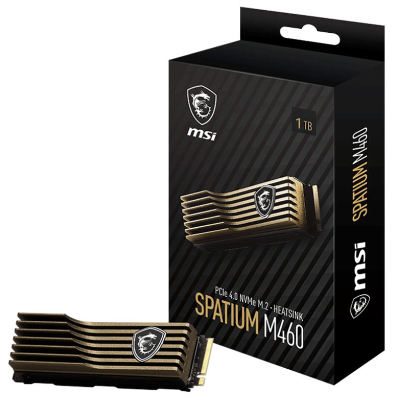 MSI SPATIUM M460 PCIe 4.0 NVMe M.2 HS