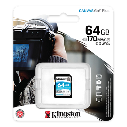 Kingston SD Card Canvas Go Plus SDG3