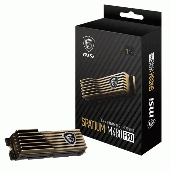 MSI SPATIUM M480 Pro PCIe 4.0 NVMe M.2 HS
