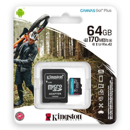 Kingston Canvas Go! Plus microSD Memory Card
