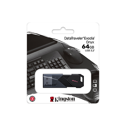 Kingston DataTraveler Exodia Onyx USB Flash Drive