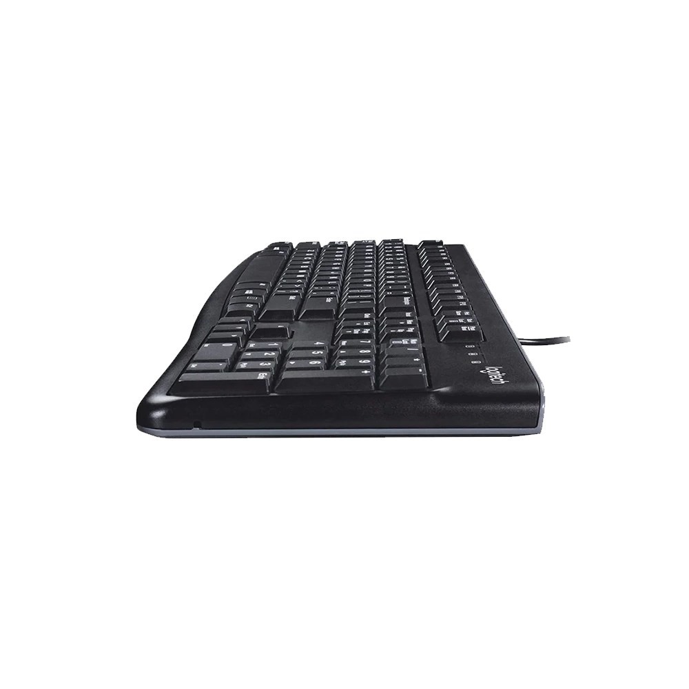 Logitech Wired Keyboard K120 EN/AR Black - Image 3