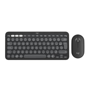 Logitech Wireless Combo MK380s Pebble 2 Graphite