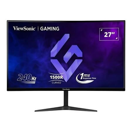ViewSonic, 27", Curved Gaming Monitor, 1500R Curved, Black, VA Technology, 1ms Response time