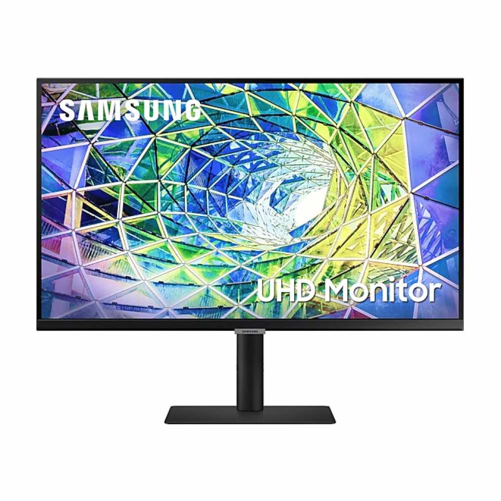Samsung, 27", S80UA 4K UHD Monitor, Flat, Black, IPS Technology, 5ms Response Time, Resolution