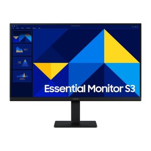 Samsung, 24", Essential S3 S30GD FHD Monitor, Flat, Black, IPS Technology, 5ms Response Time