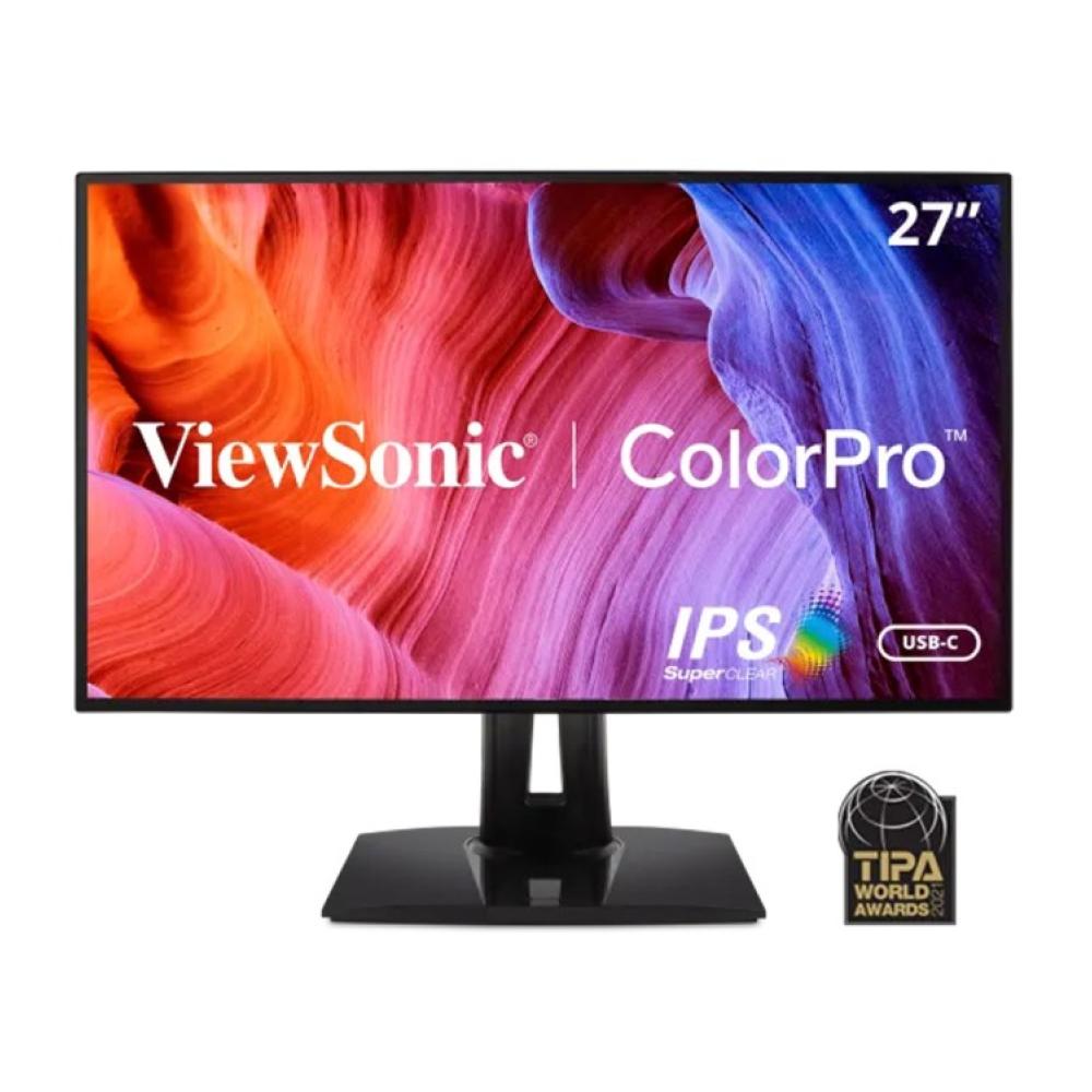 ViewSonic, 27", Color Pro Monitor, Flat, Black, IPS Technology, 17ms Response Time
