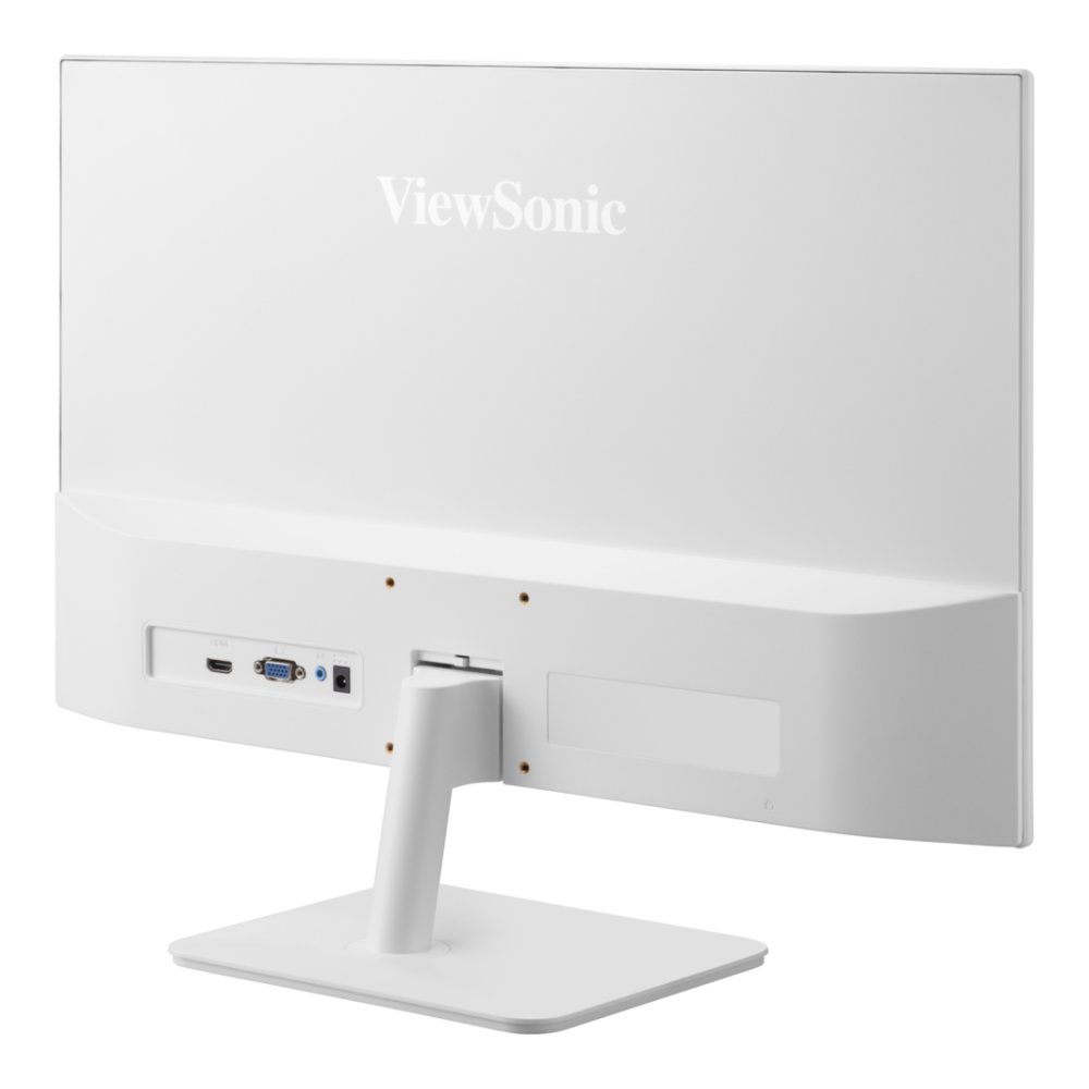 ViewSonic, 24", FHD with Frameless Design Monitor, Flat, White, IPS Technology, 1ms Response Time