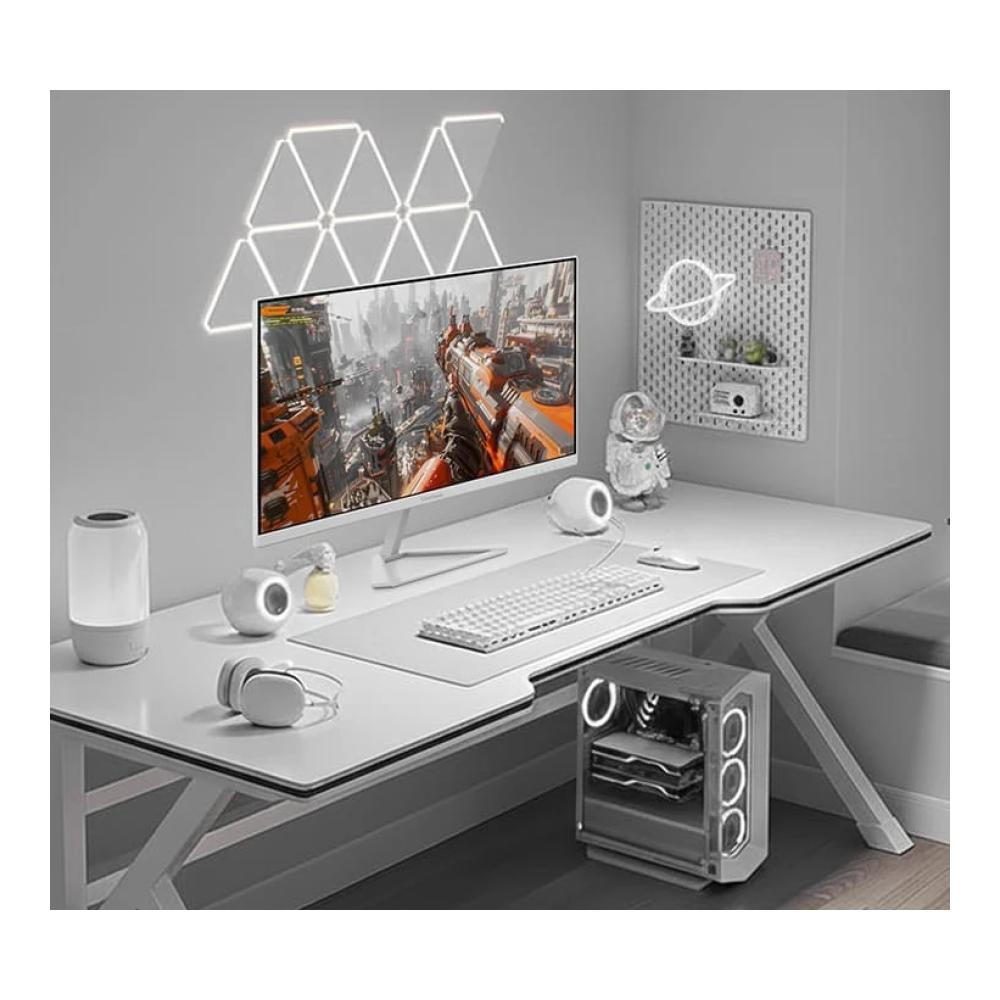 ViewSonic, 24", FHD with Frameless Design Monitor, Flat, White, IPS Technology, 1ms Response Time - Image 3