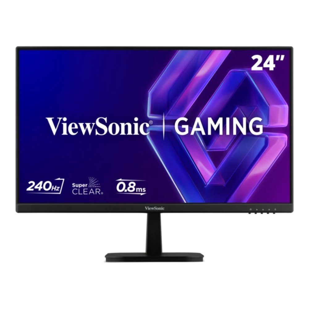 ViewSonic, 24" FHD Gaming Monitor, Flat, Black, IPS Technology, 0.5 ms Response Time