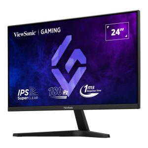 ViewSonic, 24" FHD Monitor, Flat, Black, IPS Technology, 1ms Response time