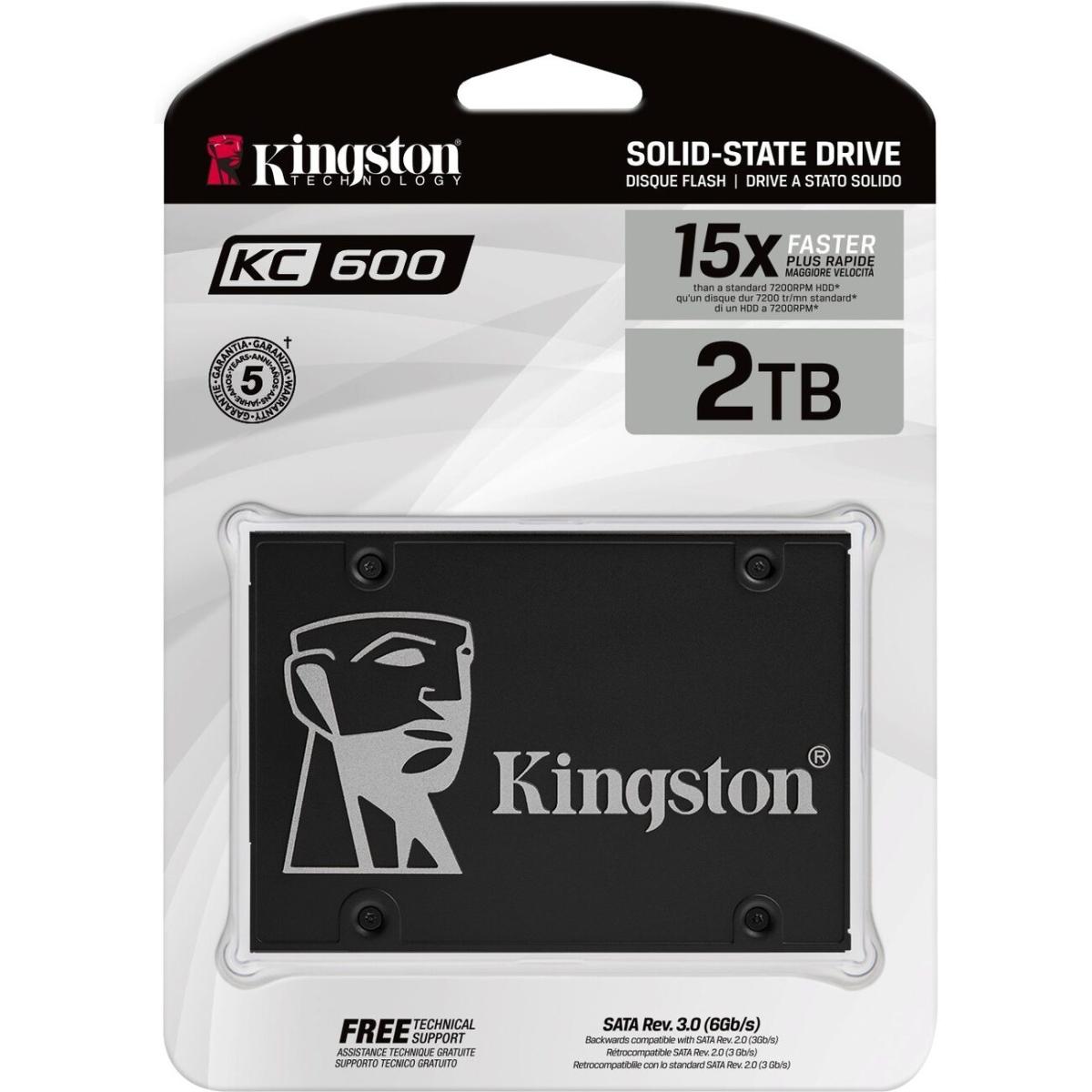 2048G SSD KC600 SATA3 2.5"