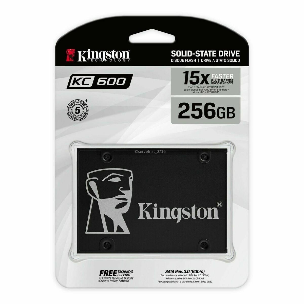 256G SSD KC600 SATA3 2.5"