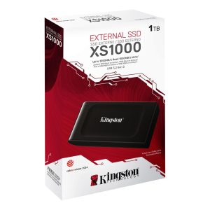 1TB XS1000 Red External SSD USB 3.2Gen2 with Adapter