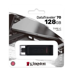 128GB USB-C 3.2 Gen 1 DataTraveler 70