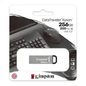 256GB DataTraveler Kyson 200MB/s Metal USB 3.2 Gen 1