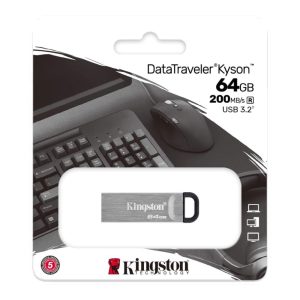 64GB DataTraveler Kyson 200MB/s Metal USB 3.2 Gen 1