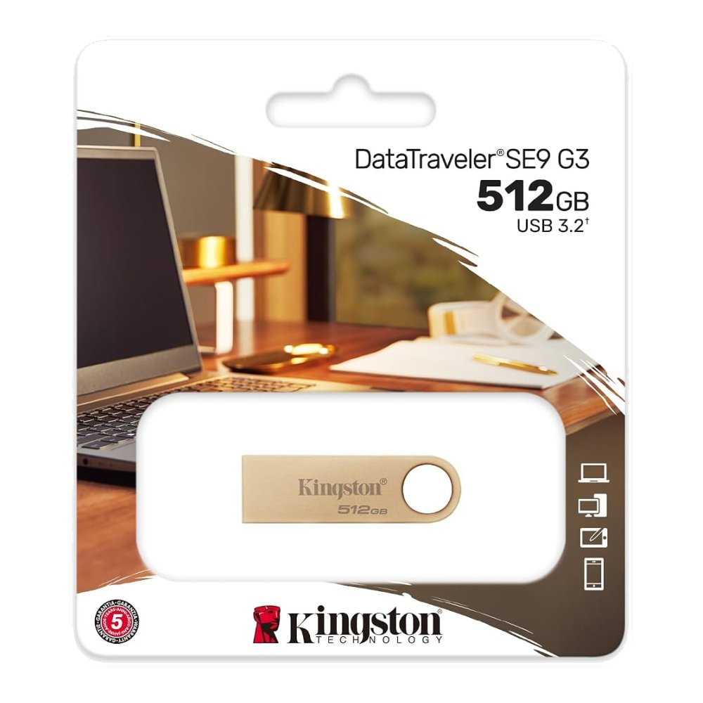 128GB 220MB/s Metal USB 3.2 Gen 1 DataTraveler SE9 G3