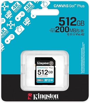 512GB SDXC Canvas Go Plus Gen4 200MB/s C10 UHS-I U3 V30