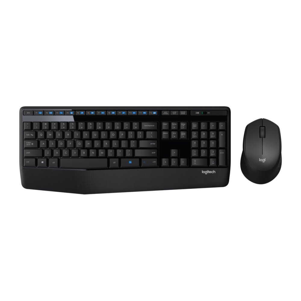 Logitech Wireless Comfort Keyboard and Mouse Combo MK345 (EN-AR/ Black)