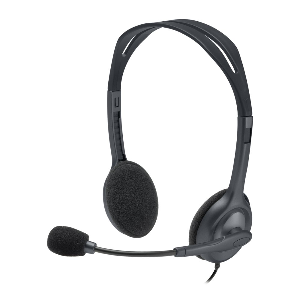 Logitech Wired Headset H111 Stereo Business (Black)
