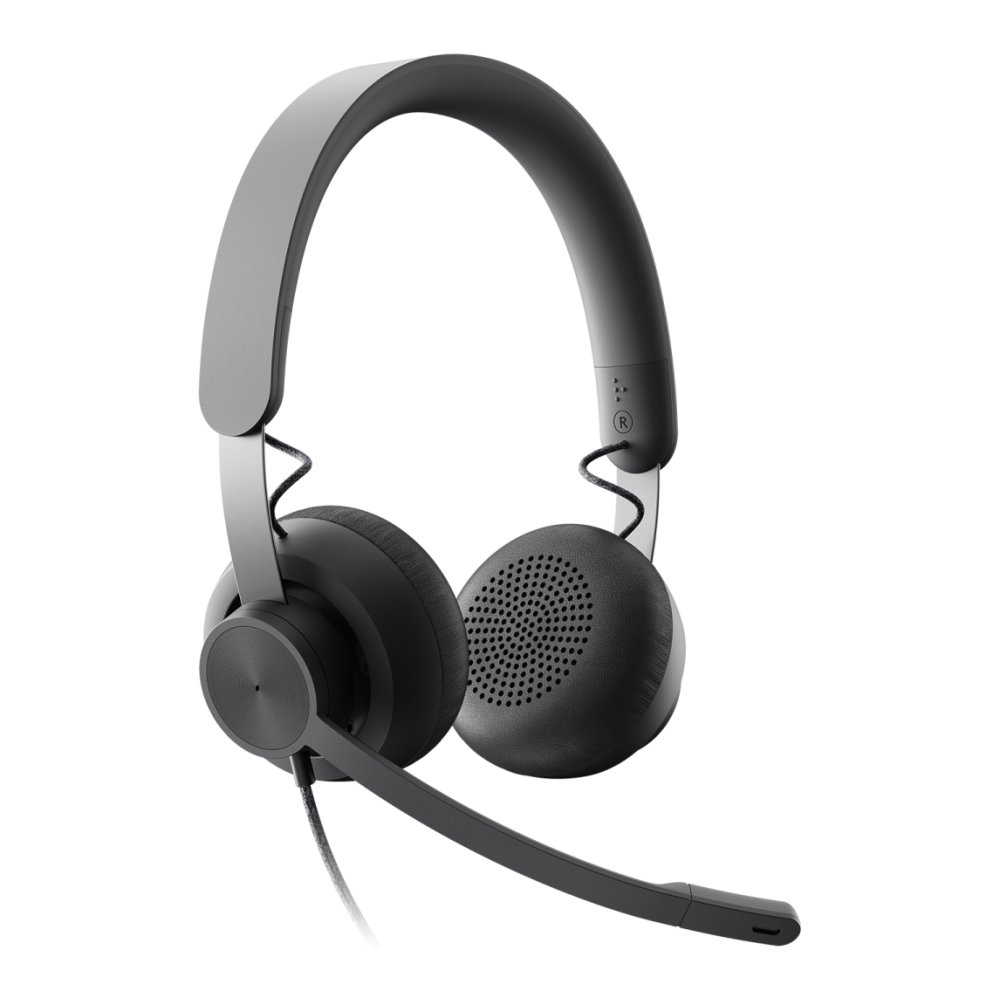 Logitech Zone Wired Headset USB:A & USB:C Noise-Canceling Mic (Graphite)