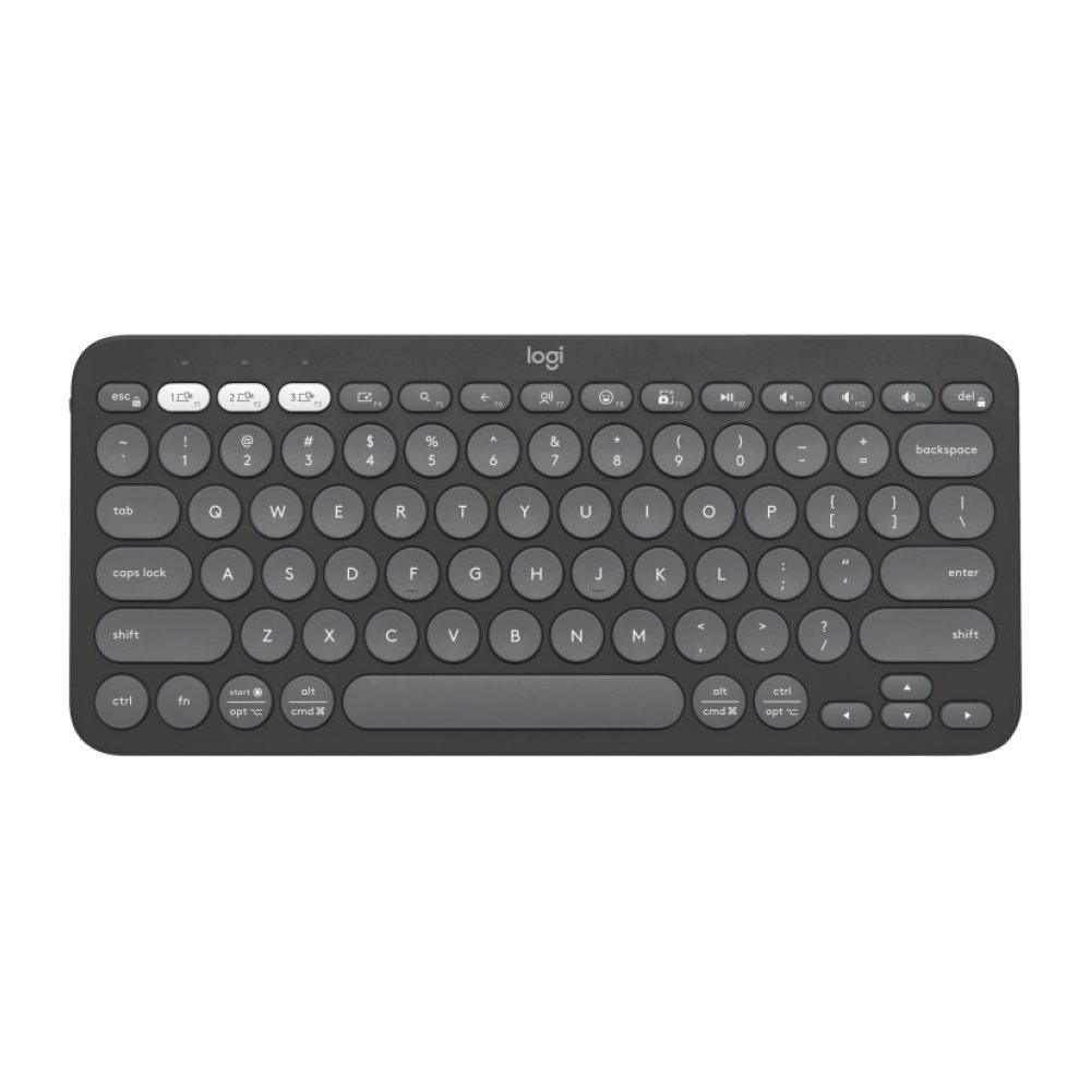 Logitech Pebble Keys 2 K380s Bluetooth Keyboard (Graphite, EN)