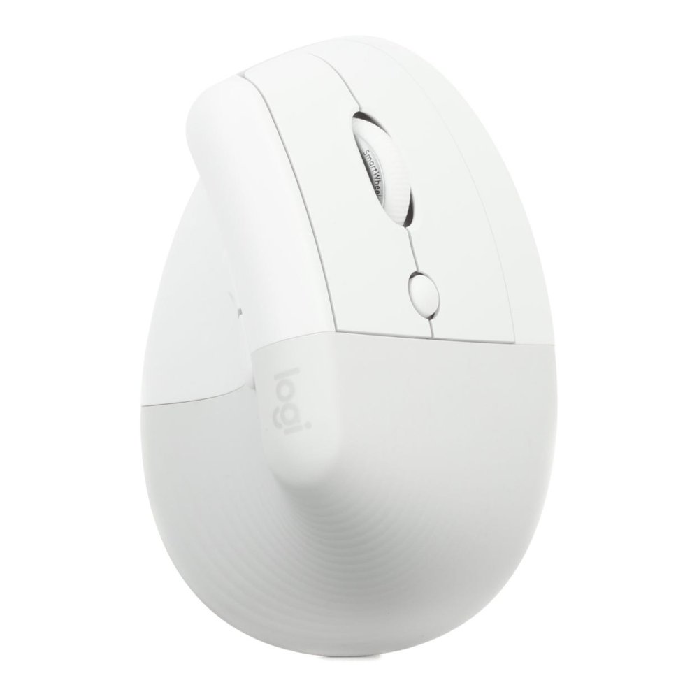 Logitech Wireless Mouse Lift Vertical Ergonomic (Off-White)