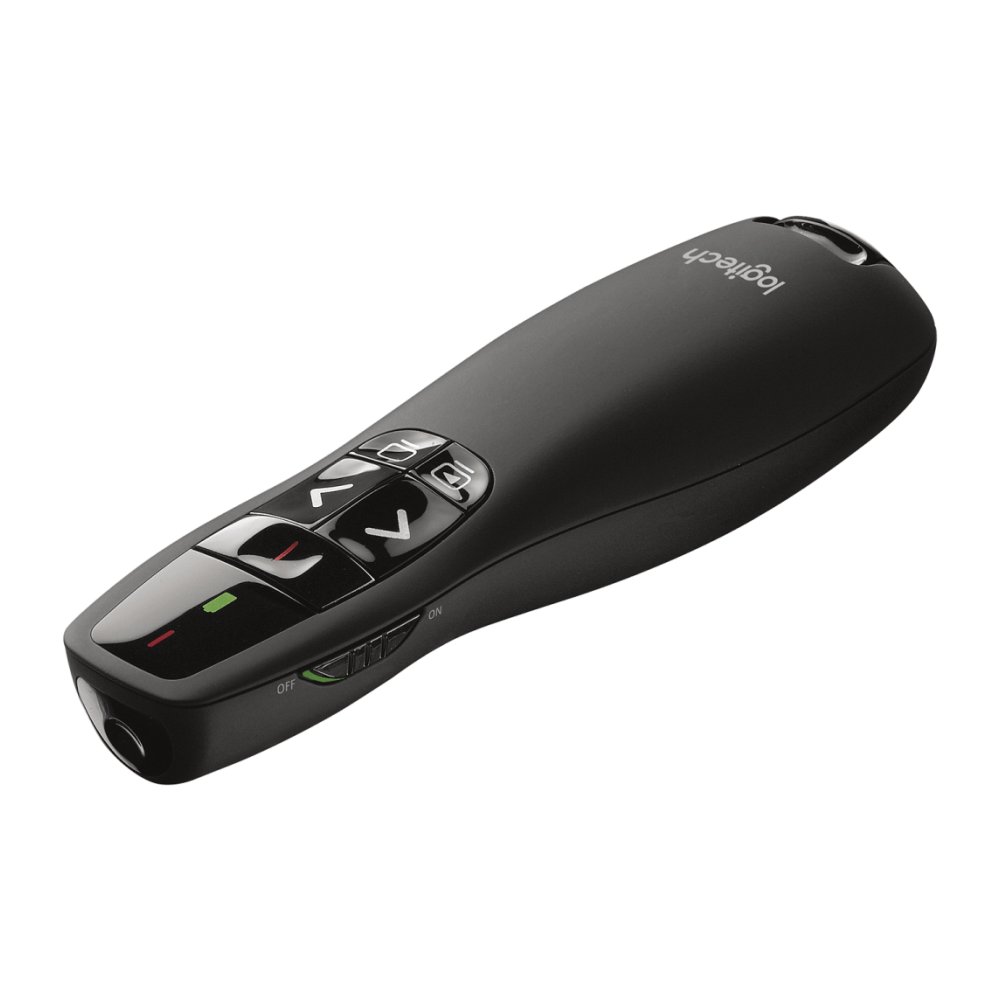 Logitech R400 Wireless Presenter Remote Control (Black)