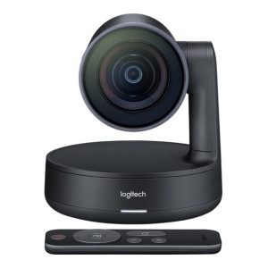 Logitech Rally Ultra HD PTZ Camera for Meeting Rooms(up to 16, Matte Black)