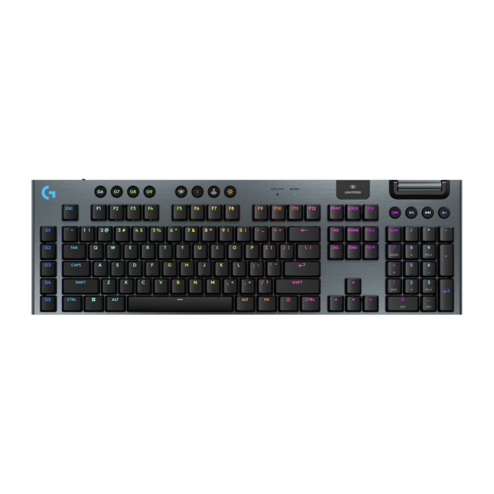 Logitech Wireless G915 LIGHTSPEED Mechanical Keyboard (EN/ Carbon Black)