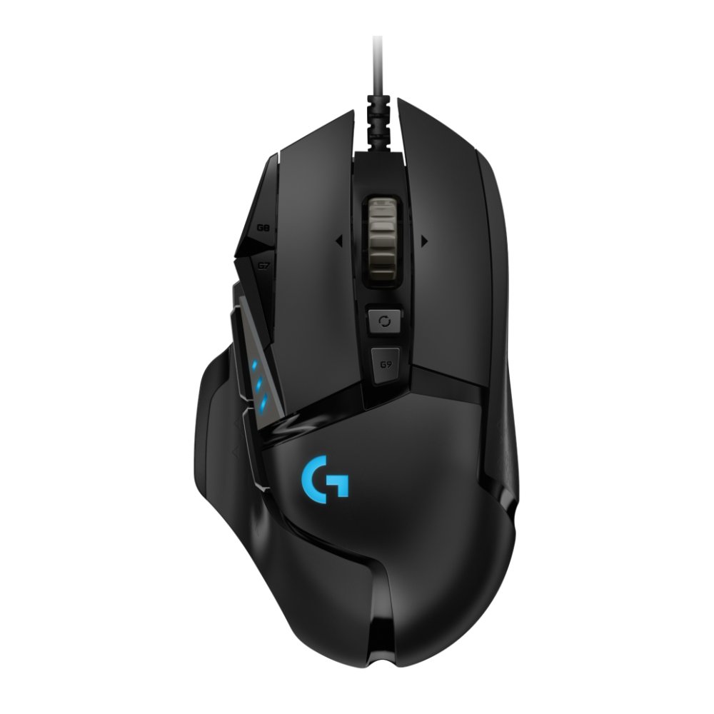 Logitech Wired G502 HERO Gaming Mouse (Black)