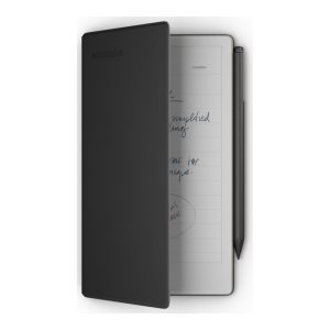 reMarkable Paper Pro Move 7.3" Paper Tablet with Marker Plus and Premium Leather Book Folio, Black