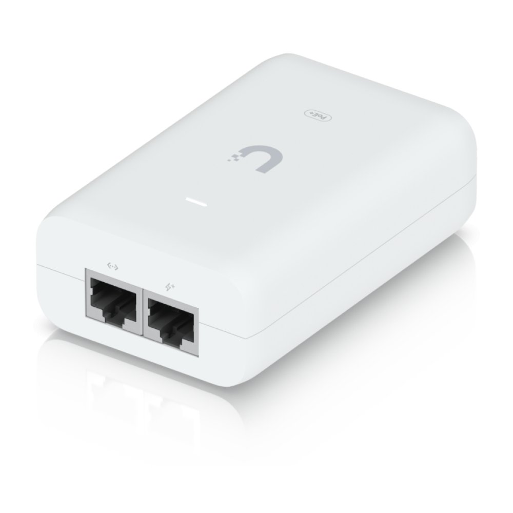 Ubiquity 802.3at PoE Adapter 30W ( U6 LR, U6 Enterprise, Camera DSLR, and other PoE+ devices)