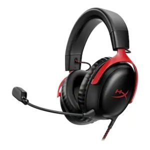 HYPERX CLOUD III BLK/RED GAMING HEADSET for PC, PS5, PS4, Xbox Series X|S, Xbox One, Nintendo Switch, and Mobile