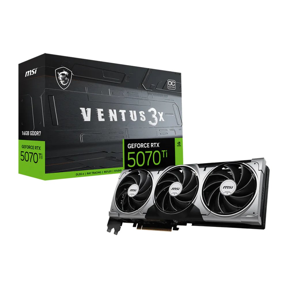 MSI GeForce RTX 5070 Ti 16G VENTUS 3X  OC