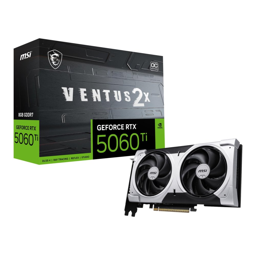 MSI GeForce RTX 5060 Ti 8G VENTUS 2X OC PLUS