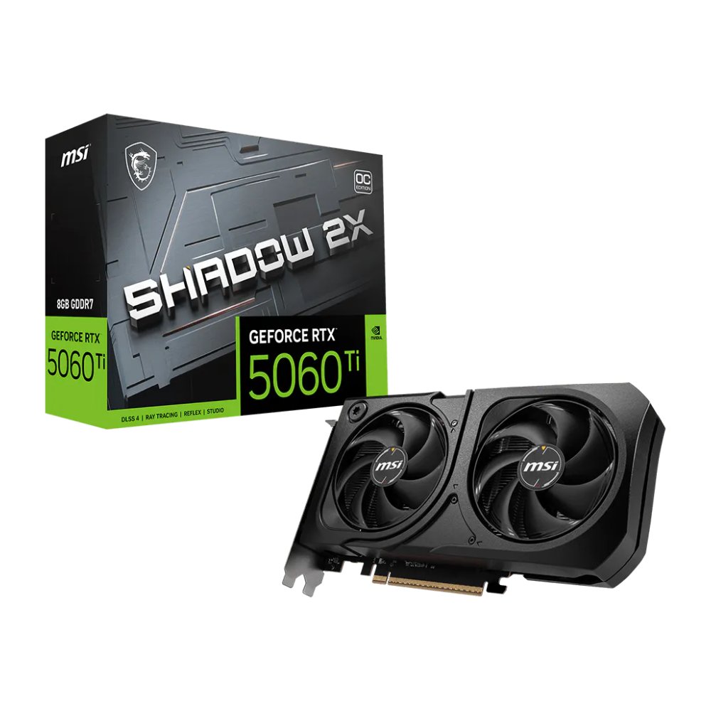 MSI GeForce RTX 5060 Ti 8G SHADOW 2X OC PLUS