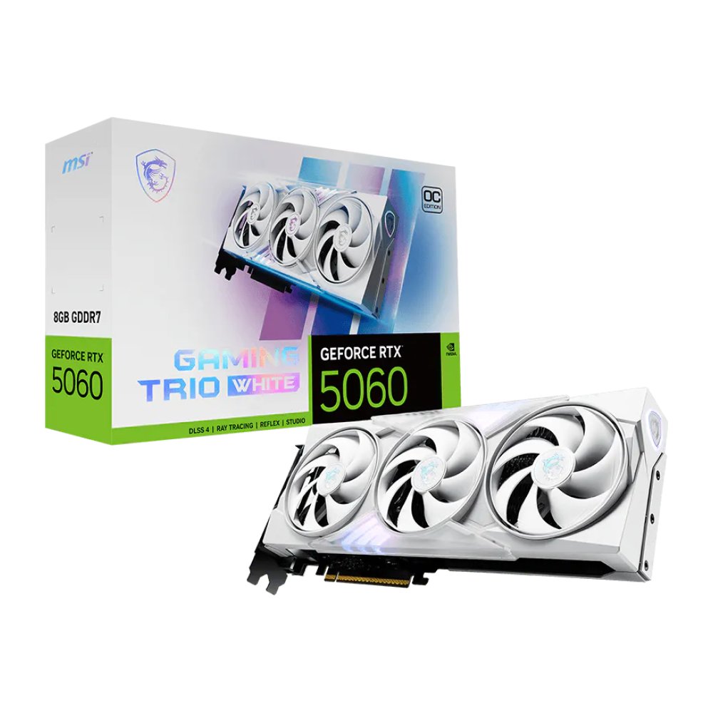MSI GeForce RTX 5060 8G GAMING TRIO OC WHITE